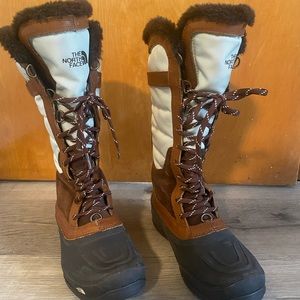Tall North Face snow boots
